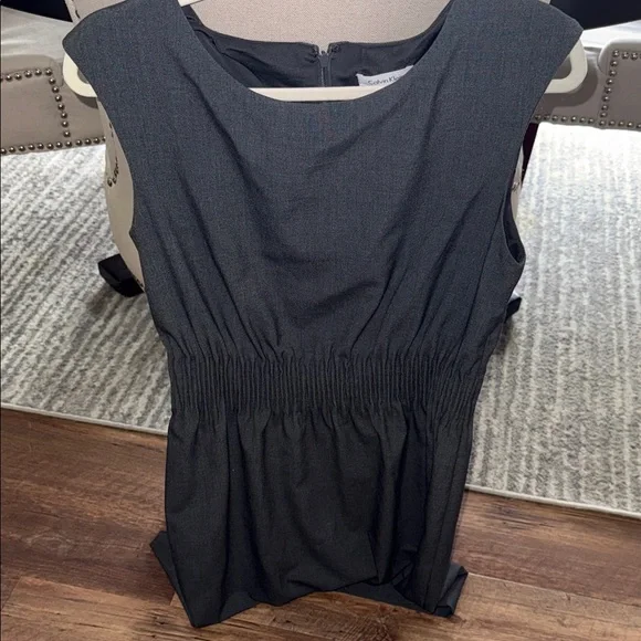 Calvin Klein Dark Gray Midi Dress - Picture 4 of 7